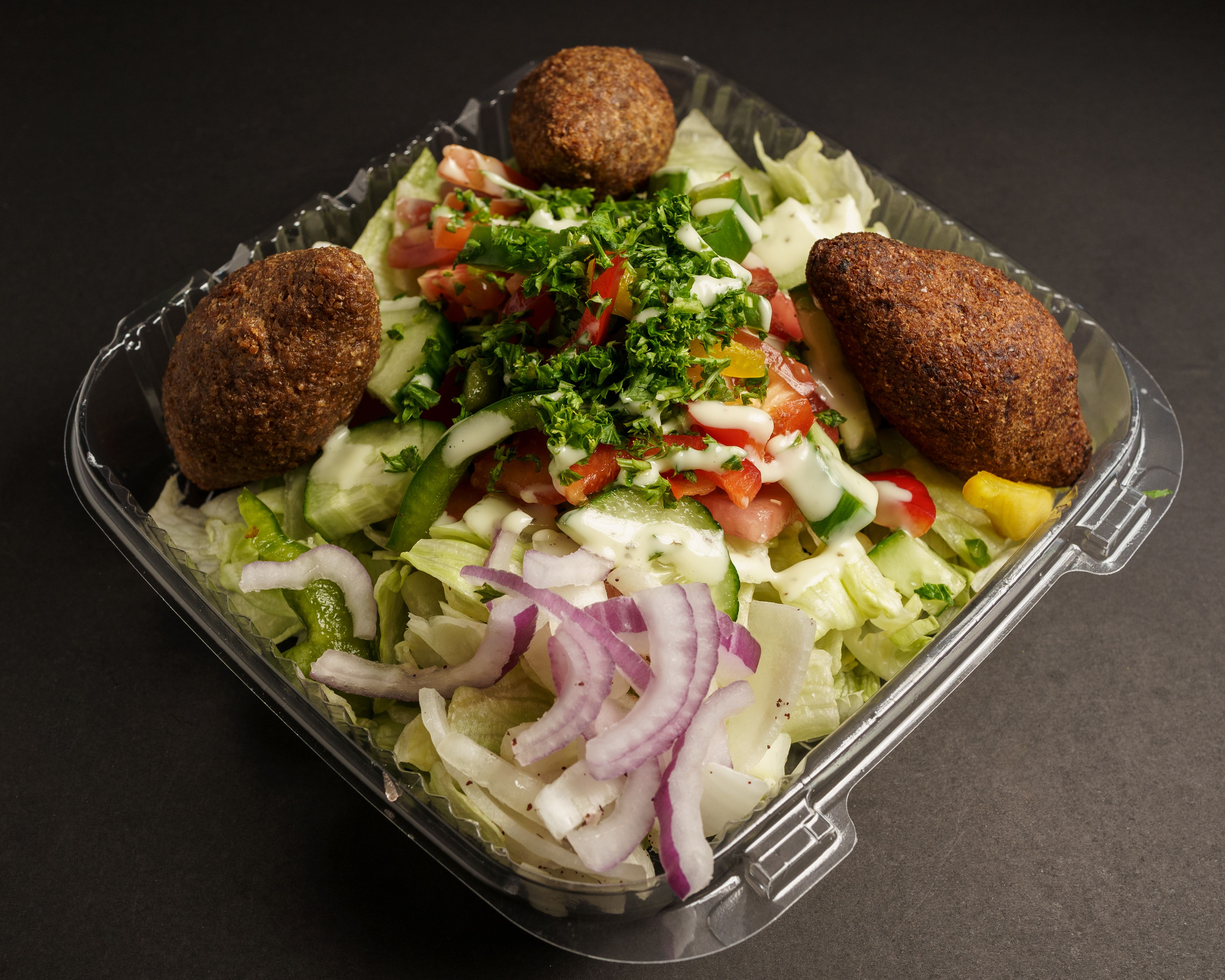 falafel salad by montfort