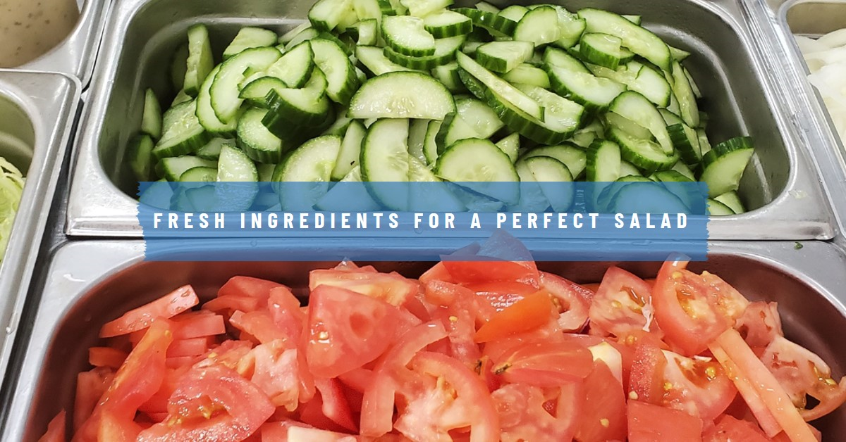 fresh ingredients for salad