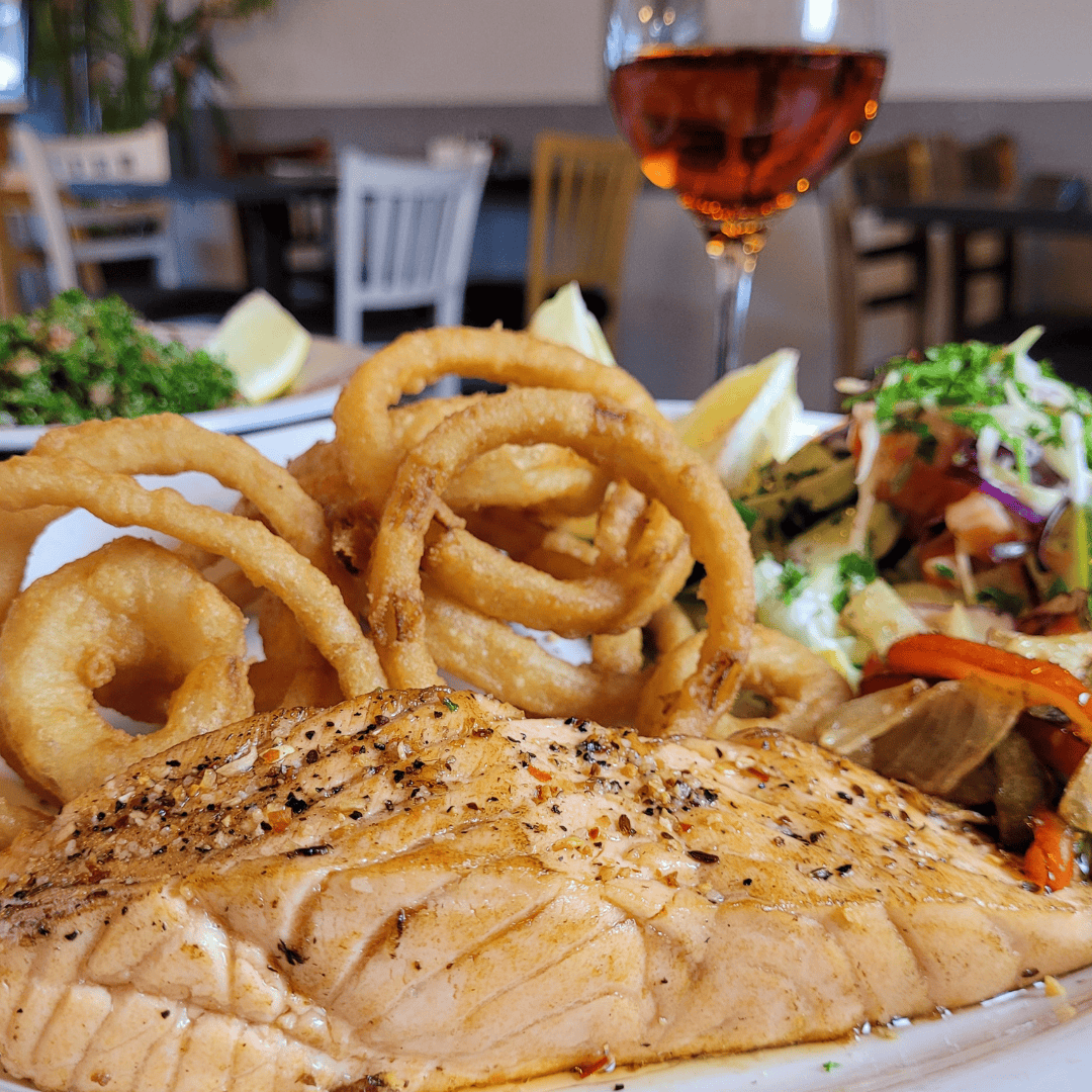 salmon dinner